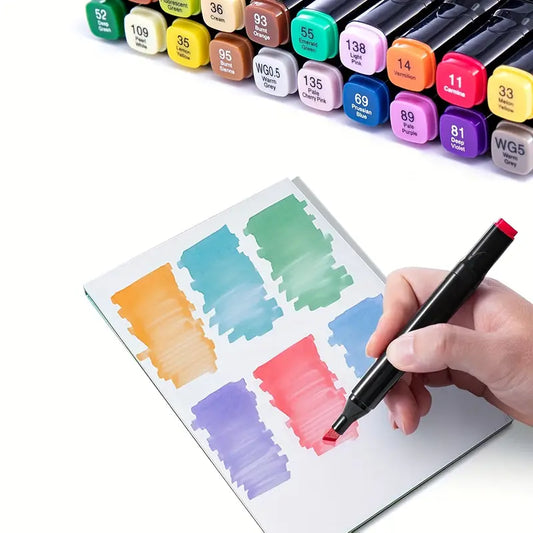 Coloring Pens 80 Colors Alcohol Pens Alcohol Markers Graffiti Pens Colored Marker Pens with Black Bag