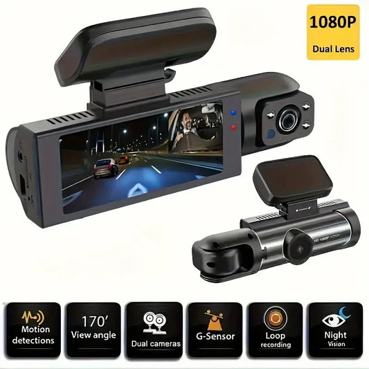 Dash Camera Front 1080P and Inside 720P