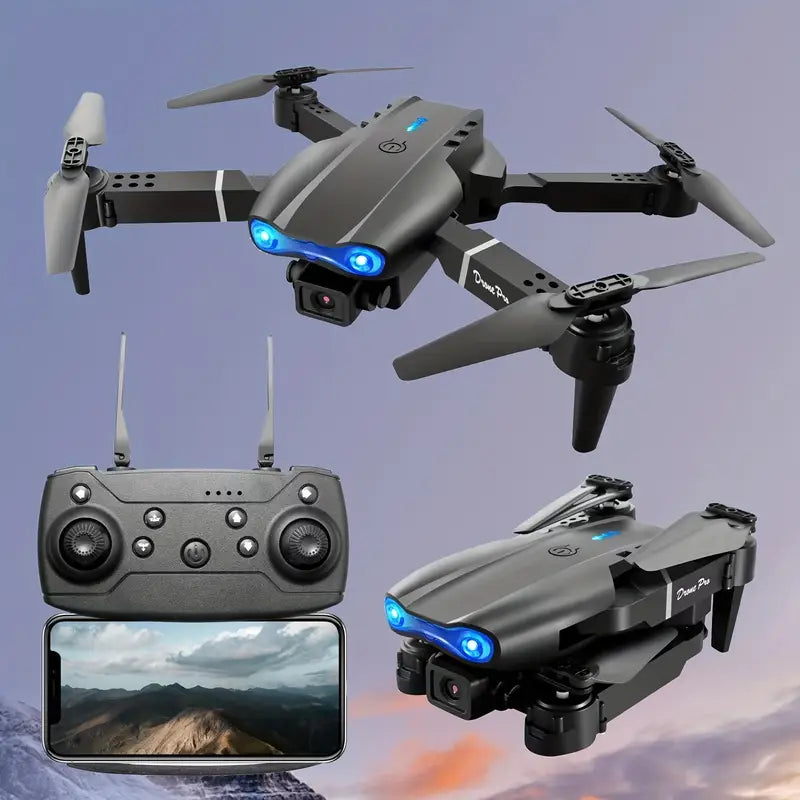 E99 Pro K3 Foldable Quadcopter Drone with HD Dual Cameras