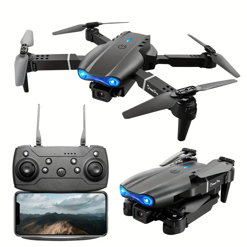 E99 Pro K3 Foldable Quadcopter Drone with HD Dual Cameras