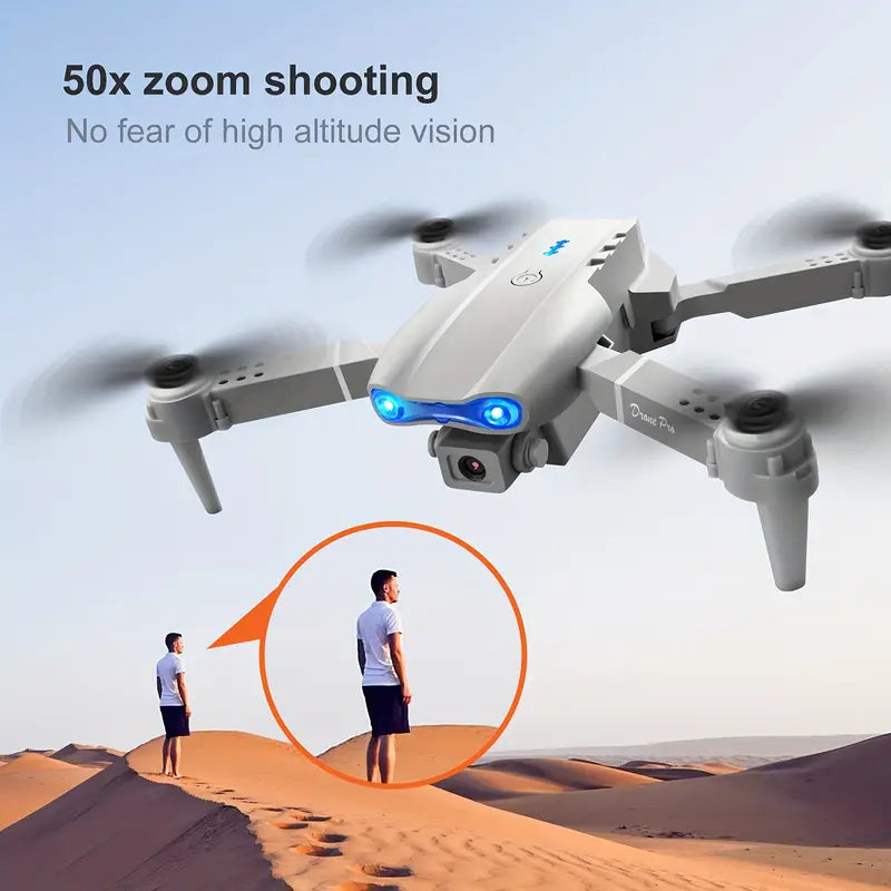 E99 Pro K3 Foldable Quadcopter Drone with HD Dual Cameras