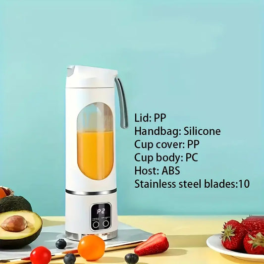 10.14oz Portable USB-Rechargeable Blender &amp; Juicer