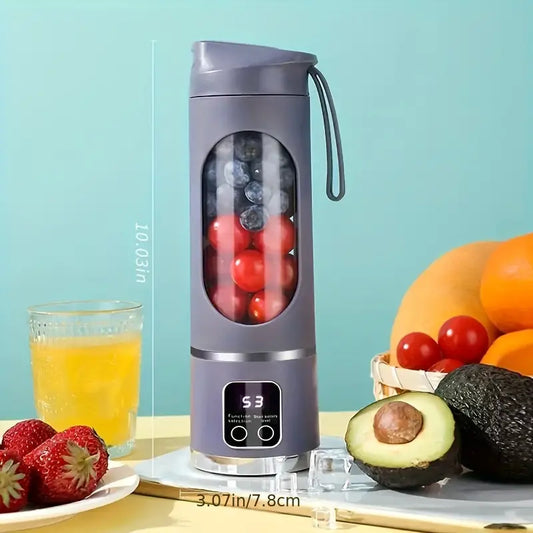 10.14oz Portable USB-Rechargeable Blender &amp; Juicer