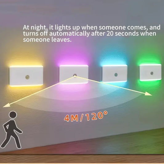 5 Color Temperatures Magnetic LED Motion Sensor Light - USB Rechargeable,