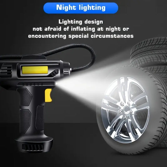 120W Rechargeable Tyre Inflator Air Compressor