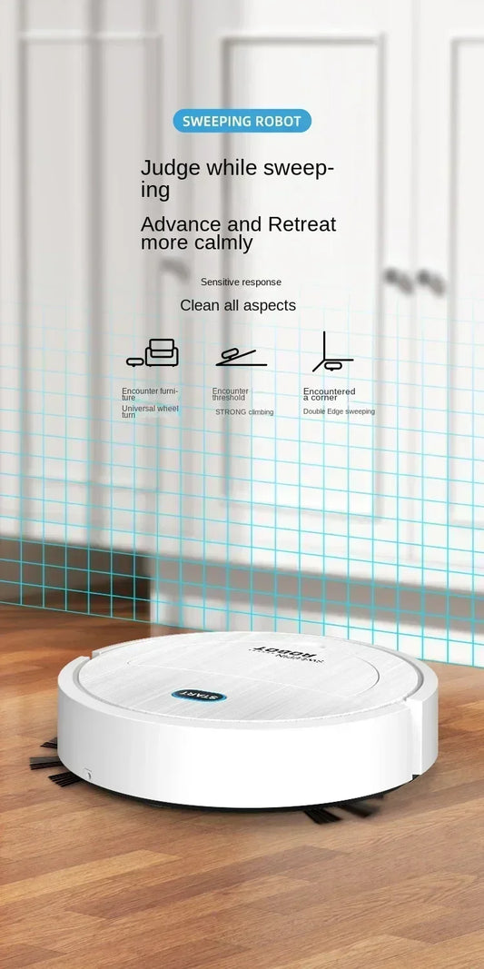 Intelligent Robot Cleaner USB Three in One Sweeping and Mopping Robot Cleaner Kitchen Robots Electric Floor Mop Vaccum Cleaner