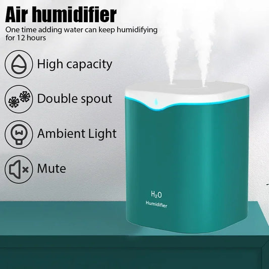 2L USB Air Humidifier Mini Purifier Portable For Home Car Cool Mist Sprayer Portable Aroma Diffuser Electric Air Humidifier