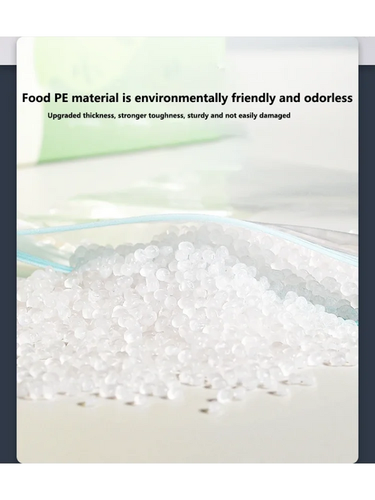 Food Preservation Sealed Bag Kitchen Refrigerator Reusable Storage Bags, Zipper Lock Bags,  Transparent Storage Bags