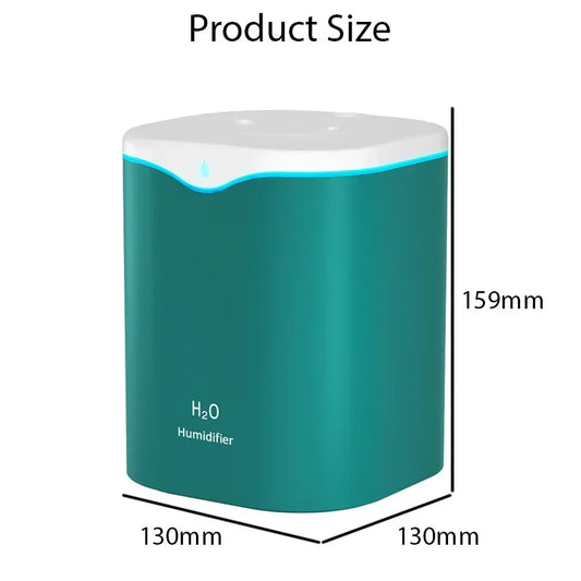 2L USB Air Humidifier Mini Purifier Portable For Home Car Cool Mist Sprayer Portable Aroma Diffuser Electric Air Humidifier