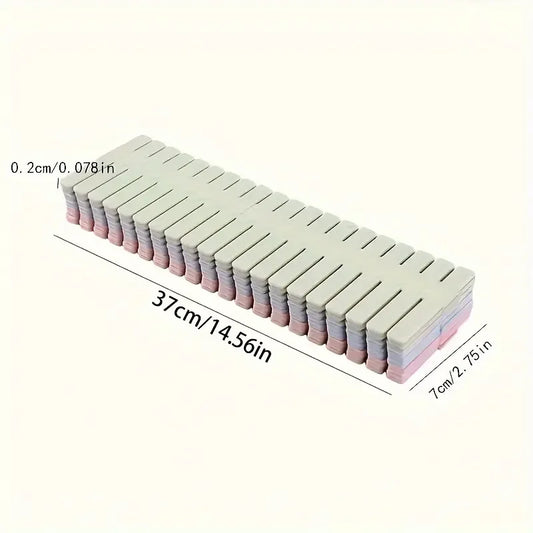 Adjustable DIY Drawer Divider Partition Durable Storage Organiser Makeup Sock Underwear Drawer Organizer Home Bedroom Organizer