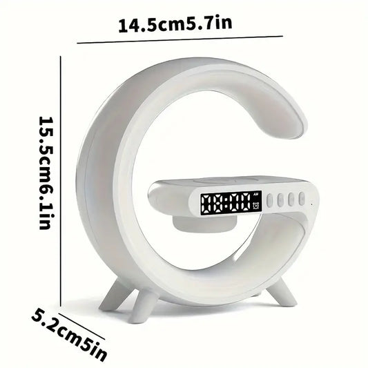 Kouzone Wireless Speaker with Ambient Bedside Light & Wireless Charging Pad