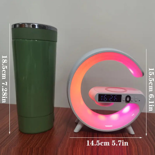 Kouzone Wireless Speaker with Ambient Bedside Light & Wireless Charging Pad